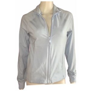 Adidas Full Zip Light Blue Jacket Size Small